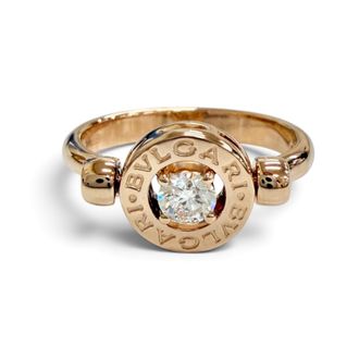Bulgari Pink Gold Pink Gold (18K) Band Ring (Pre-Owned)