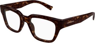 Saint Laurent Glasses, unisex, Brown, 51 MM, Havana Transpa Eyeglasses SL 804 002