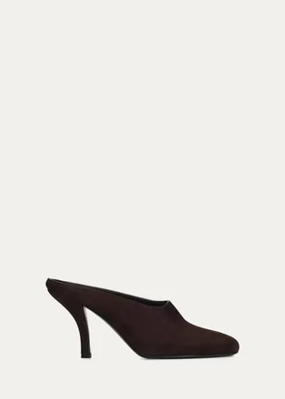 Toteme 35mm Contour Suede Mules