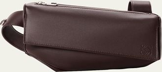 Loewe Mens Puzzle Featherlight Leather Crossbody Bag