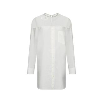 Maison Margiela High-cut Cuffed Cotton Shirt