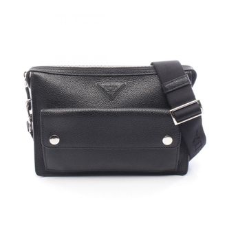 Prada Black Leather Shoulder Bag (Pre-Owned)