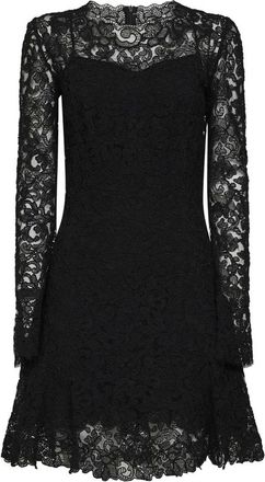 Ermanno Scervino Jurken - Dames - Korte kleedjes - Zwart - M - Polyester - Kleedjes