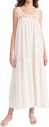 Ulla Johnson Rowena Coverup Dress In Ivory