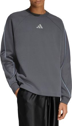 adidas Stadium Crewneck Sweatshirt in Grey Six/Ch Solid Grey at Nordstrom Rack, Size X-Large