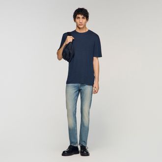 Sandro Certified linen T-shirt