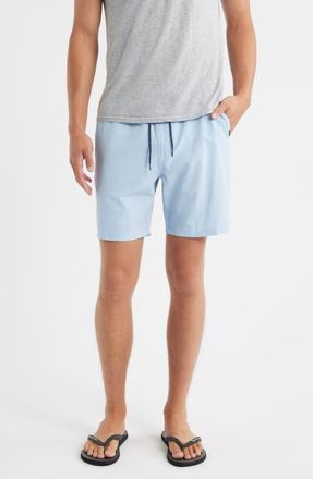 Rip Curl Boardwalk Jackson V Drawstring Shorts in Blue Wind at Nordstrom, Size Medium