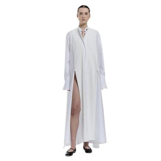Vivetta Pleated Maxi Dress - female - VIVETTA - Shirt Dresses - White - XL - Dresses