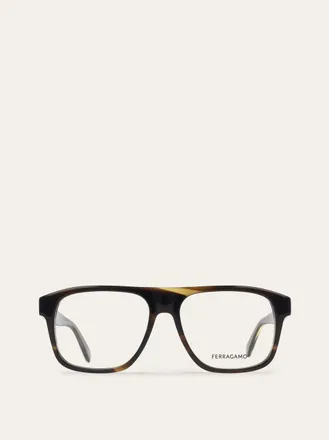 Ferragamo Men Optical glasses Green