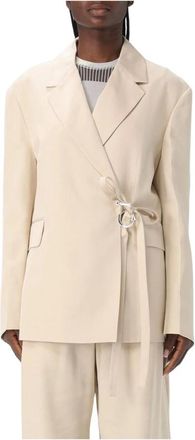 J.W.Anderson Dames, Jassen, Beige, Maat: XS Zijde