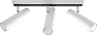 Sollux Lighting Design Deckenlampe Direzione 3-Flammig, Weiss
