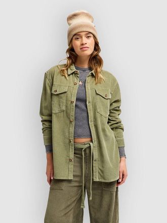 Roxy Let It Go Cord Camicia verde