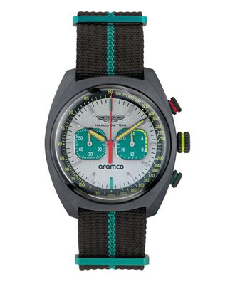 Aston Martin Am Formule 1 Dwf Heren Zwarte Horloge MTFD1F502