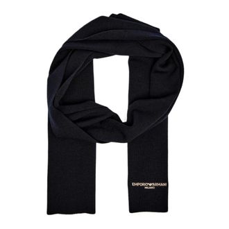 Emporio Armani Heren, Accessoires, Zwart, Maat: ONE Size Wol