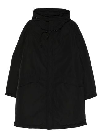 Aspesi Azoto hooded coat - Black