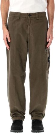 Stone Island Green Logo Cargo Pants