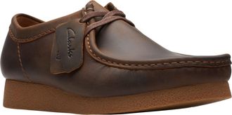 Clarks Mens Wallabee Evo Shoes, Color Beeswax, Size: 6.5 UK