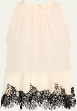 Ulla Johnson Sierra Halter Lace Top