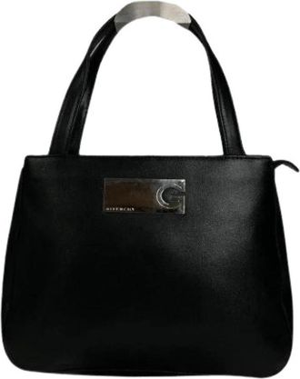 Givenchy Pre-owned Handbag - Dames - Vintage Handtas - Zwart - ONE Size - Leer - Vintage