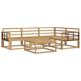 vidaXL Conjunto De Sof&aacute;s De Exterior 5 Pcs Blanco 79 X 79 X 37 Cm Vidaxl