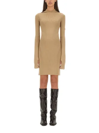 Fendi Wolle und Seidenkleid