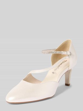 Tamaris Tamaris Pumps mit Strasssteinbesatz in Weiss, Gr&ouml;&szlig;e 38