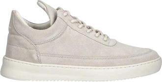 Filling Pieces Low Top Suede - Heren - Sneakers - Beige - 44 EU - Leer - Schoenen