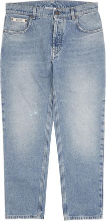 Moschino Straight Jeans - Dames - Loose Fit Jeans - Blauw - L - Katoen - Jeans