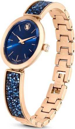 Swarovski Crystal Rock Oval - Dames - Horloges - Blauw - ONE Size - Accessoires