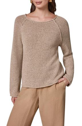 DKNY Easy Boat Neck Sweater in Fawn Multi at Nordstrom, Size X-Small