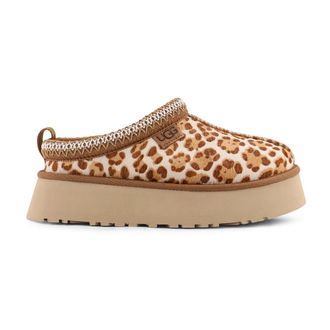UGG Tazz Plains Slipper - Dames - Pantoffels - Bruin - 35 EU - Wol - Schoenen