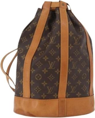 Louis Vuitton Pre-owned Bucket Bags, female, Brown, Size: ONE SIZE Pre-owned Randonnee PM Shoulder Bag