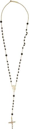 Dolce & Gabbana Kim rosary - women - Gold Plated Brass/Natural Stone - One Size