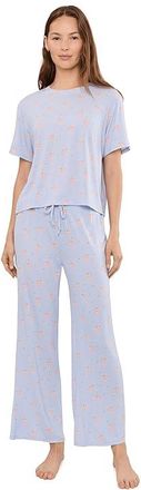 Honeydew Intimates All American T-Shirts Pant Set Womens Pajama Sets Moonbeam Rose : MD, Polyester/Spandex