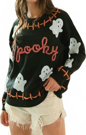 Bibi Spooky Sweater In Black