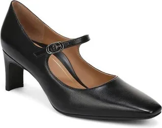 Vionic Samira Pump in Black Leather at Nordstrom, Size 6.5