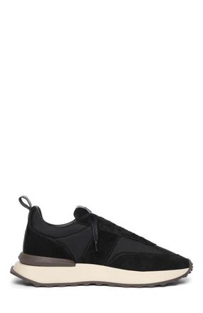 Mani&egrave;re De Voir Monaco Suede and Nylon Runner in Black at Nordstrom, Size 12