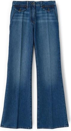 Motivi Flare Jeans met zakken - Dames - Flared Jeans - Blauw - M - Katoen - Jeans