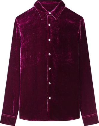 Dries Van Noten Camicia a maniche lunghe - Viola