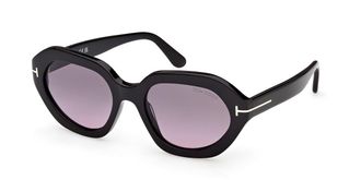 Tom Ford FT1341 MERYL-02 01B Womens Sunglasses Black Size 53