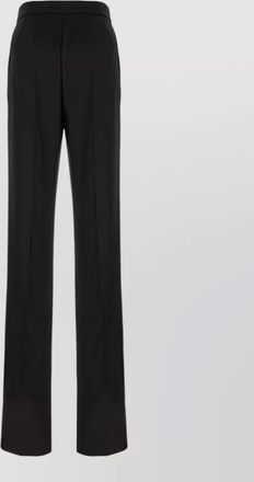 Valentino Garavani pleated trousers belt loops tailored style