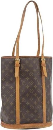 Louis Vuitton Pre-owned Vintage Bucket Bag - Dames - Vintage Tas - Bruin - ONE Size - Leer - Vintage
