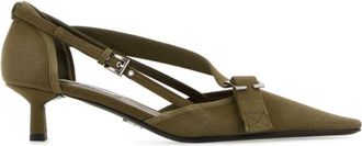 Prada Green Pointed-toe Pumps
