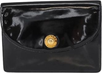 Celine Pre-owned Clutches, female, Black, Size: ONE SIZE Pre-owned Leather Clutch