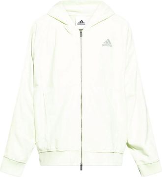 adidas Essencial 3-Stripes fleece hoodie - Groen