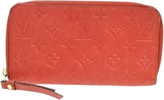 Louis Vuitton Pre-owned Wallets, female, Red, Size: ONE SIZE Pre-owned Leather Wallet
