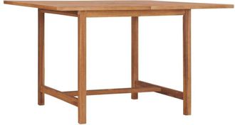 vidaXL Mesa De Comedor De Jard&iacute;n Madera Maciza De Teca 110x110x75 Cm Vidaxl