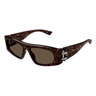 Alexander McQueen Alexander McQueen, Sunglasses, unisex, Brown, Size: 53 MM Stylish Sunglasses Am0471S