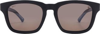 Spy SAXONY Polarized Black Mirror Square Unisex Sunglasses 6700000000217