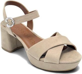 Aerosoles Cosmos Sandal - Wide Width Available in Dune Suede at Nordstrom, Size 9.5